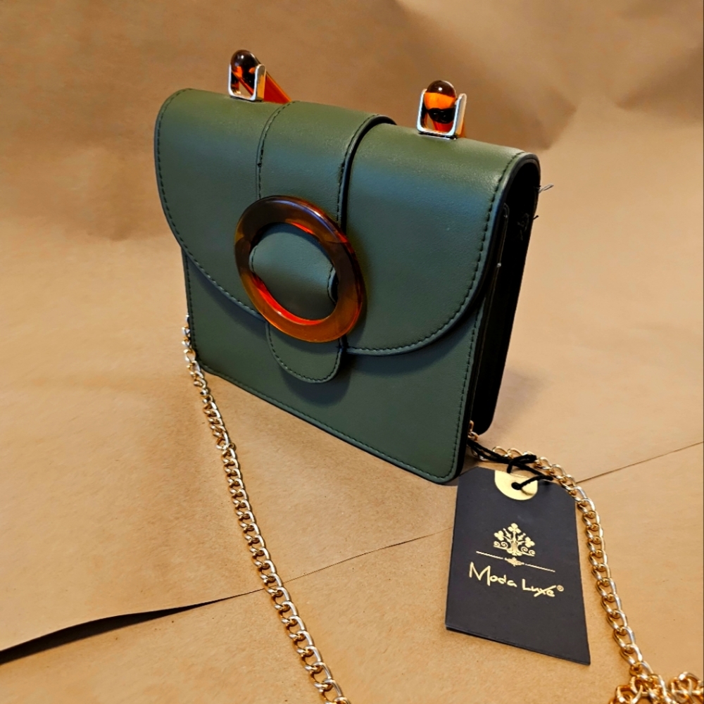 Moda Luxe Green Purse